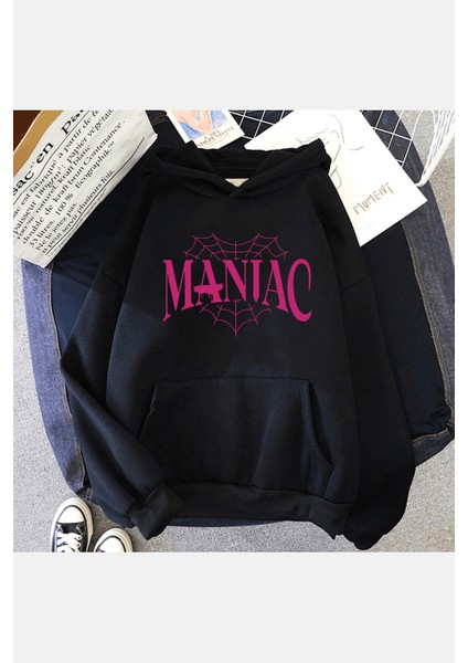 Stray Kids Pink Maniac Kapşonlu Sweatshirt