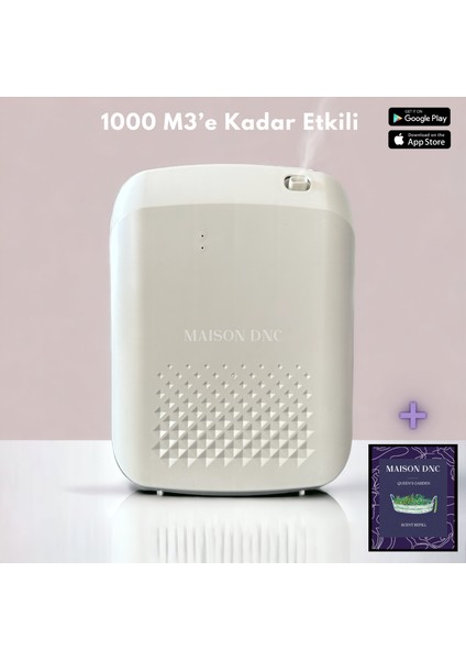 Nova Koku Makinesi Beyaz + 200 ml Queen's Garden Esans