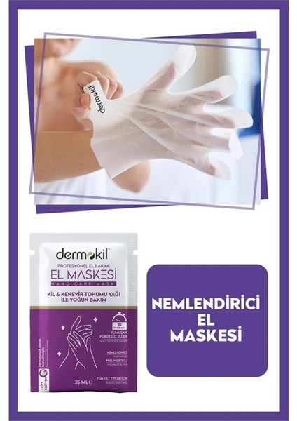 Dermokl Kil ve Kenevir Yağlı Peeling Etkili El Maskesi 35 ml Dermokil