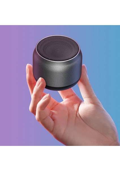 Bluetooth Hoparlör Dış Mekan Taşınabilir 3D Stereo Müzik Çevreleyen Ses Subwoofer (Yurt Dışından)