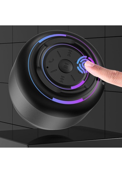 Bluetooth Hoparlör Dış Mekan Taşınabilir 3D Stereo Müzik Çevreleyen Ses Subwoofer (Yurt Dışından)
