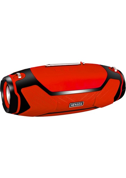 40W Kablosuz Bluetooth Hoparlörler Pc Bilgisayar Müzik Merkezi Radyo Için Taşınabilir Açık Sütun Stereo Subwoofer (Kırmızı) (Yurt Dışından)
