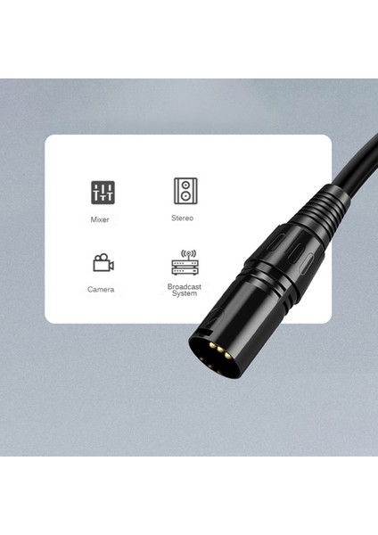 Rca Xlr Ses Kablosu 3-Pin Mikrofon Kablosu Xlr Erkek Rca Hifi Stereo Yama Kablosu Kurşun Tel Amplifikatörler Için 5 Metre (Yurt Dışından) fırsatları