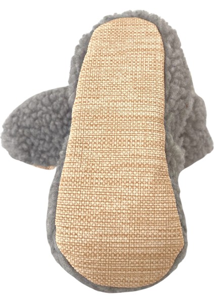 Gri Peluş Pamuklu Kaydırmaz Ilk Adım Bebek Patik fiyatları