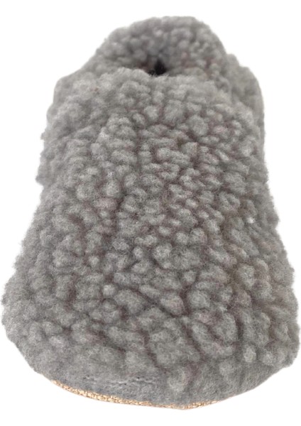 Gri Peluş Pamuklu Kaydırmaz Ilk Adım Bebek Patik fırsatları