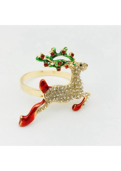 8 Adet Noel Peçete Halkaları-Peçete Tutucu Halkaları Tatil Noel Masa Dekorasyon Peçete Tokası Için (Yurt Dışından) fırsatları