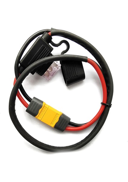 Elektrikli Bisiklet Güç Kablosu Lityum Denetleyici Sigorta Su Geçirmez 14AWG Deşarj Teli XT60 (Yurt Dışından) modelleri