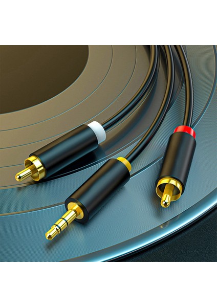 Dijital Analog Ses Dönüştürme Kablosu 2rca + 3.5mm Jack Stereo Ses Kablosu Hdtv, Dvd, Kulaklık (4.9 Feet) (Yurt Dışından) modelleri