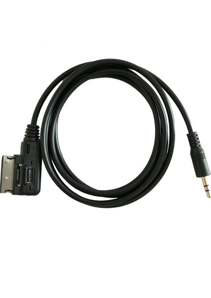 Mmı Modifiye Aux Ses Kablosu 3.5mm Veri Kablosu Araba Mp3 Aux Ses Kablosu Için A3/a4/a5/a6/a8/q5//r8/tt (Yurt Dışından)