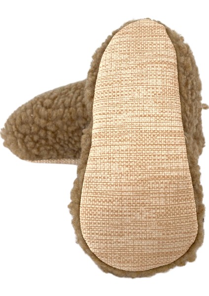 Kahve Peluş Pamuklu Kaydırmaz Ilk Adım Bebek Patik fiyatları