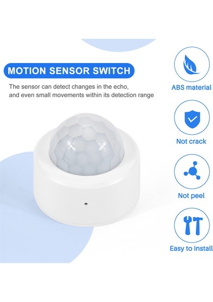 Tuya Zigbee Pır Hareket Sensörü Insan Vücudu Hareket Sensörü Akıllı Yaşam Kontrolü Alexa Google Home ile Çalışır (Yurt Dışından)