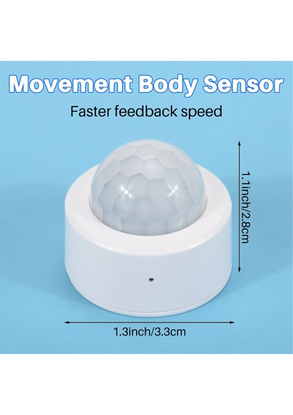Tuya Zigbee Pır Hareket Sensörü Insan Vücudu Hareket Sensörü Akıllı Yaşam Kontrolü Alexa Google Home ile Çalışır (Yurt Dışından)