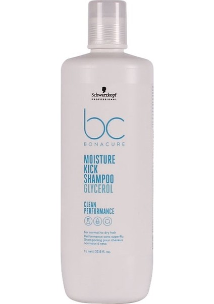 Schwarzkopf Bc Clean Nem Yükleme Şampuanı 1000ML 4 Adet