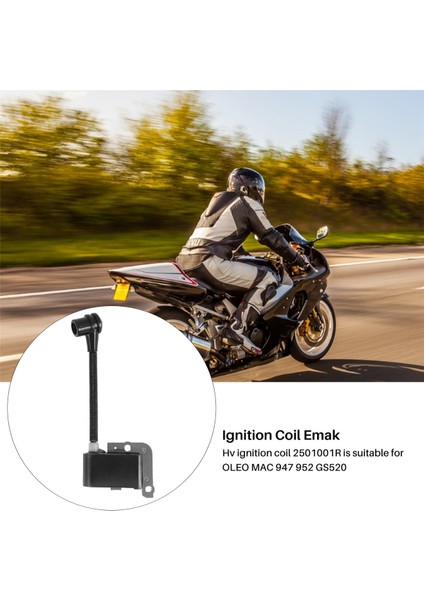 Oleo Mac 947 952 GS520 2501001R Için Ateşleme Bobini Emak (Yurt Dışından)