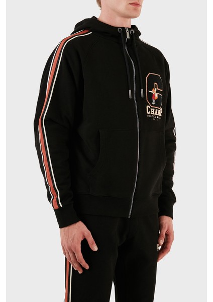 % 100 Pamuk Oversize Kapüşonlu Spor Ceket Erkek Ceket RMM545000003 24286