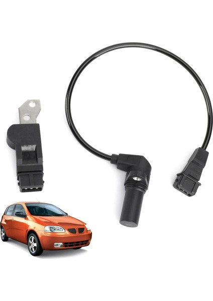 2 Adet Eksantrik Mili ve Krank Mili Konum Sensörleri Chevrolet Aveo Cruze Kalos Optra Tacuma 96253544 96253542 (Yurt Dışından)