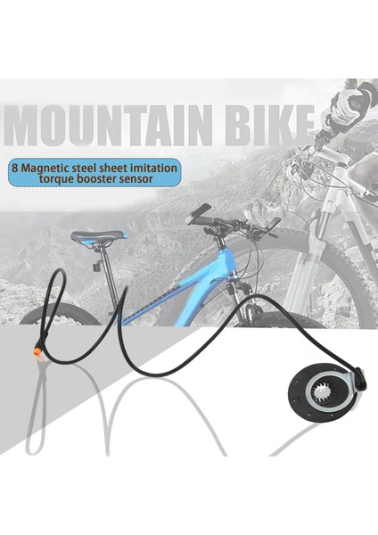 E-Bike Bz-4 (8) Pas Kt 8 Mıknatıslar Pedal Tork Sensörü Ebike Parçaları Elektrikli Bisiklet Için Su Geçirmez Konnektör (Yurt Dışından)