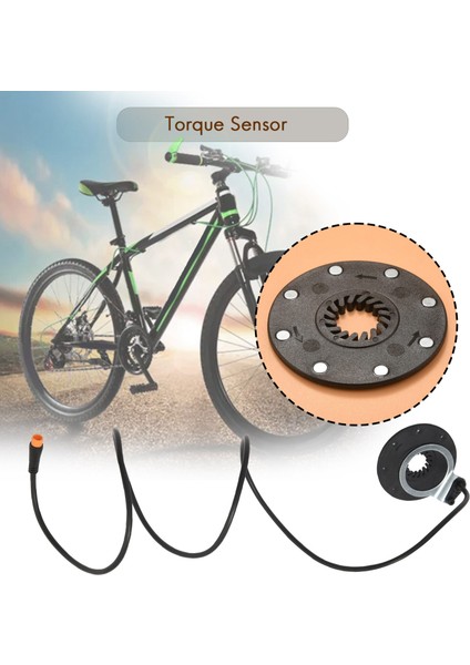 E-Bike Bz-4 (8) Pas Kt 8 Mıknatıslar Pedal Tork Sensörü Ebike Parçaları Elektrikli Bisiklet Için Su Geçirmez Konnektör (Yurt Dışından)