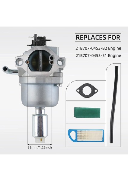 Briggs & Stratton Için Karbüratör 594601 796587 591736 19 19,5 20 20,5 21 Hp Motorlu Çim Biçme Makinesi Contalı (Yurt Dışından) indirimleri