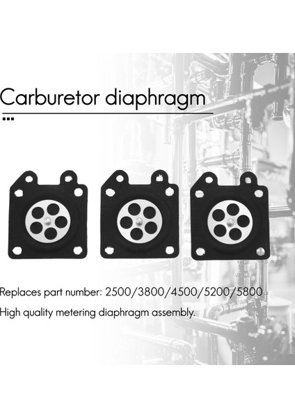 Karbüratör Parçaları Testere Karbüratör Membran Pedleri Onarım Parçaları Ölçüm Diyafram Contaları Zama Testere Karbüratör 2500/3800/4500/5200/5800 Aksesuarları 32 Adet (Yurt Dışından)
