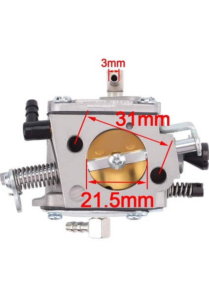 TS400 Karbüratör Carb Hava Filtresi Kiti Fit Stıhl TS400 Ts 400 Kesme Testere Değiştirin 4223 120 0600 Tillotson HS-274E (Yurt Dışından)