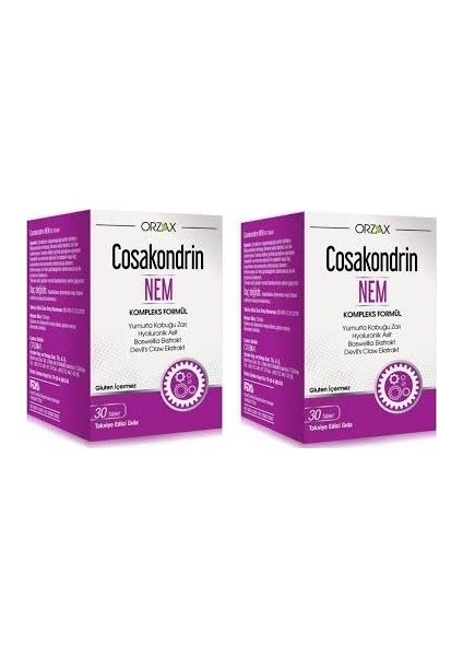 Cosakondrin Nem 30 Tablet 2 Kutu
