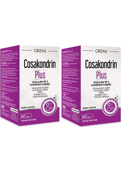 Cosakondrin Plus 60 Tablet 2 Kutu