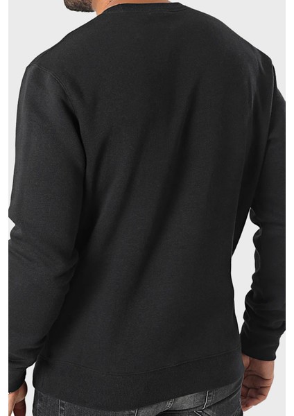 Pamuklu Regular Fit Içi Polarlı Bisiklet Yaka Erkek Sweatshirt 219209 Nbk KK001