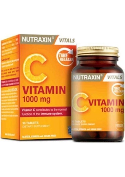 C Vitamin 1000 mg 30 Tablet - Zaman Salınımlı