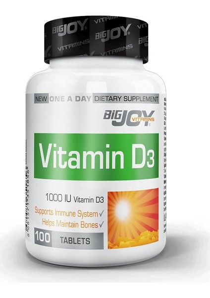 Bigjoy Suda Vitamin D3 100 Tablet