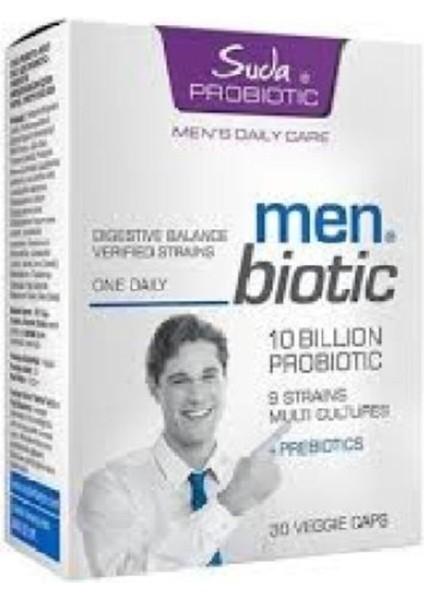 Probiotic Men Biotic 10 Billion Probiotic 30 Veggie Caps