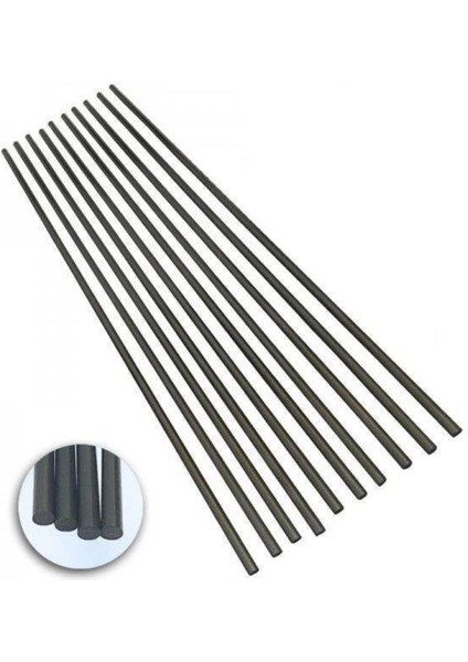 - Olivpower - Taral - Sak 934 Zeytin Hasat Makinası Karbon Fiber Çubuk - 5 mm 10 Adet