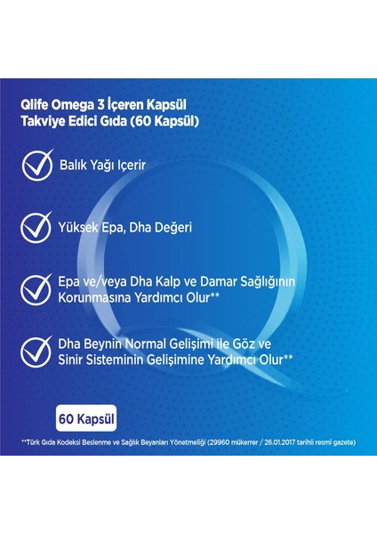Omega 3 Balık Yağı 1200 Mg 60 Kapsül modelleri