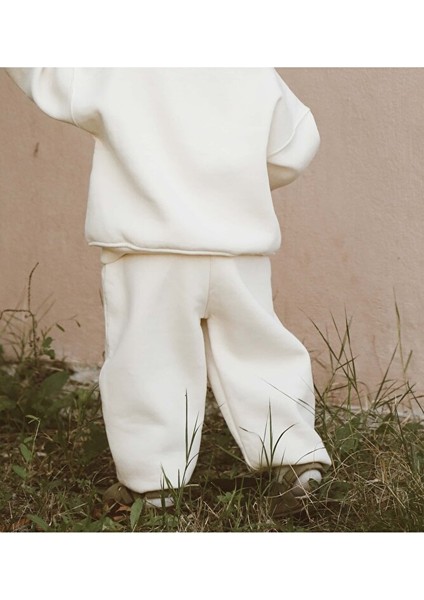 Krem Eşofman Altı İçi Polarlı fiyatları