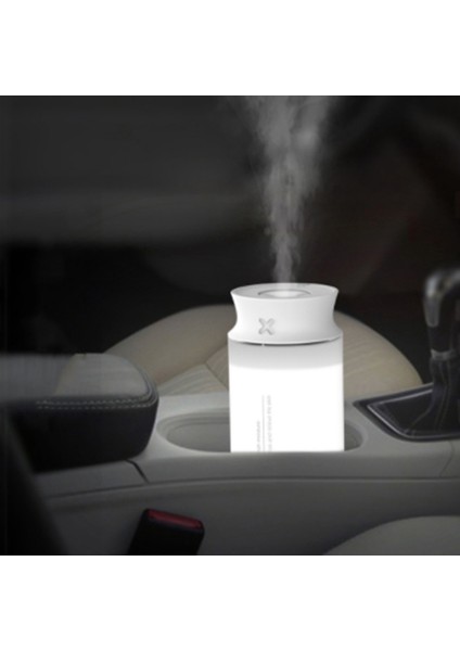 Nemlendirici 400 ml Ultrasonik Difüzör USB Şarj Edilebilir Pil Mist Maker LED Işık ile Hava Nemlendirici (Yurt Dışından)