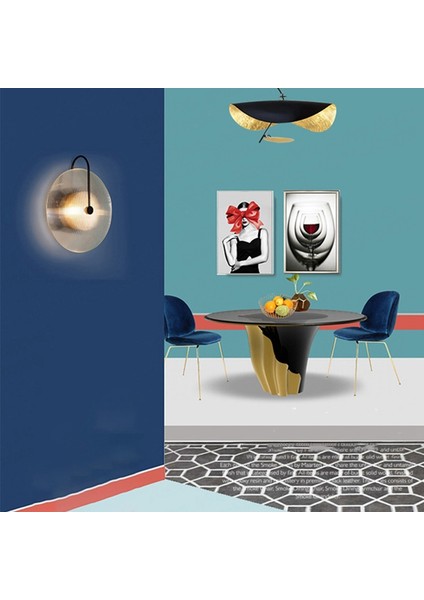 Sanatsal Başucu Lambası, Yuvarlak Şekil Şerit Oturma Odası Duvar Lambası Sanatsal Başucu Lambası Oturma Odası Mutfak Yemek Odası Için (Yurt Dışından) fiyatları