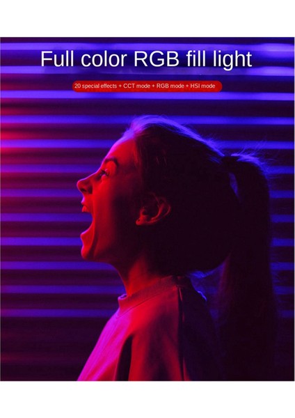 Rgb Taşınabilir Cep El LED Aydınlatma Slr Kamera Vlog Fotoğraf Işığı (Yurt Dışından) indirimleri