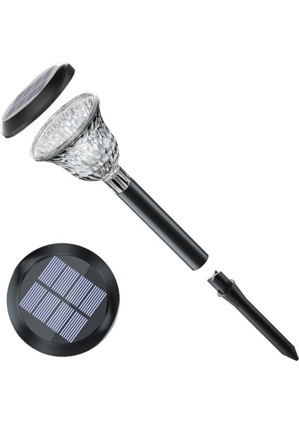 4pcs Güneş Açık Çim Zemin Işık ve Gölge Lambası Avlu Bahçe Zemin Ekleme (Yurt Dışından) indirimleri