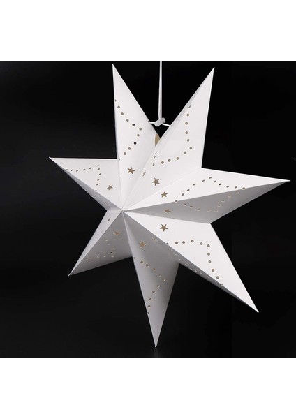 Asılı Kağıt 7 Sivri Yıldız Fener, Noel Düğün Doğum Günü Dekorasyon Için Noel Asılı Yıldız Süslemeleri (Yurt Dışından) modelleri