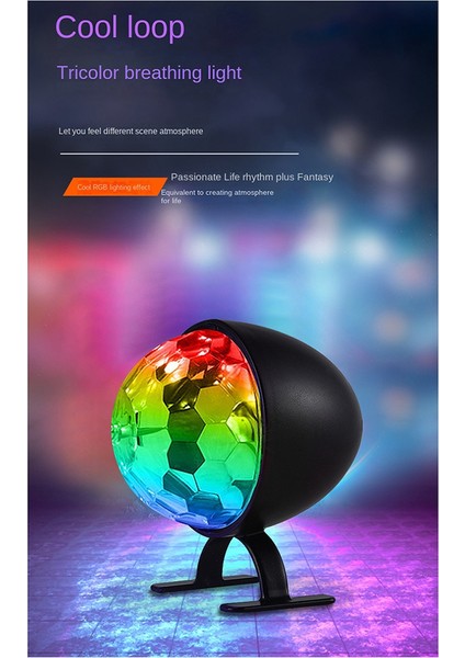 3W Disko Işığı 48LED Rgb Ev Partisi Sahne Duvar Arka Işık Dekorasyon Çakarlı Lamba Lazer Renkli Işın Müzikli Işık (Yurt Dışından) modelleri