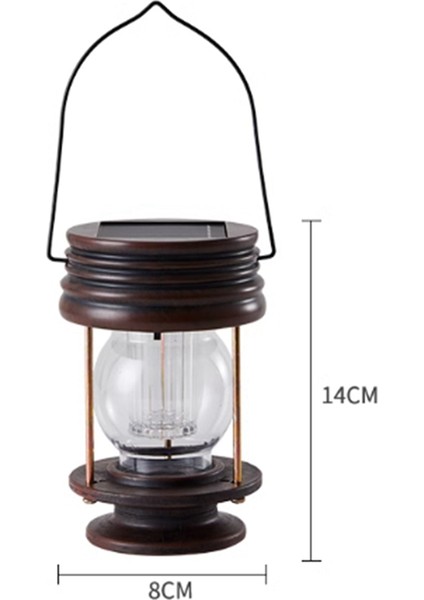 Güneş Açık Avlu Balkon Retro Dekoratif Lamba Yağmur Altında Olabilir Avize Villa Bahçe Asılı Fener A (Yurt Dışından)