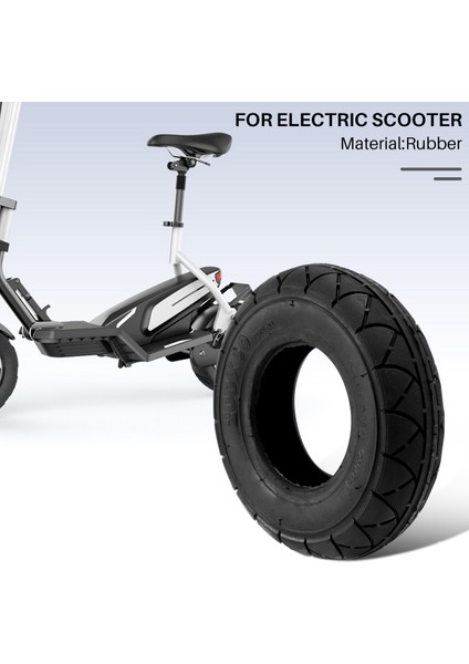 (8 Inç x 2 Inç) 200X50 (8 Inç) Elektrikli Gazlı Scooter ve Elektrikli Scooter Için Lastik (Iç Tüp Dahil) Tekerlekli Sandalye Tekerleği (Yurt Dışından)