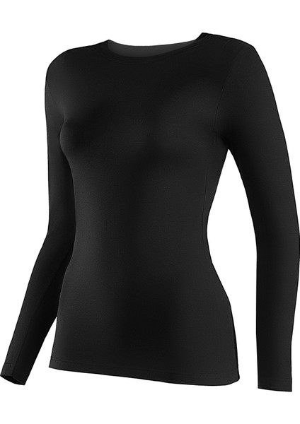 Kadın Likralı Uzun Kol Body Q2145