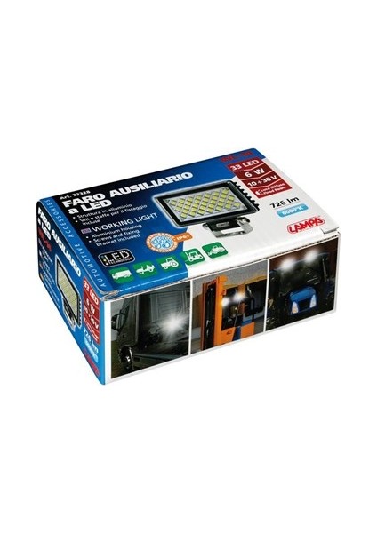 6W 33 Led 10-30V 726 Lumen 6000K Beyaz Çalışma Lambası 72328