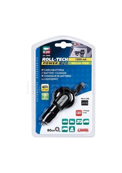 Roll-Tech Micro USB Araç Şarjı 1000mA-5V 38996