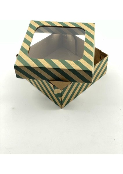 15X15X6 Hediyelik Kutu Kraft Kutu Karton Kutu Yılbaşı Kutusu Pasta Kutusu Kargo Kutusu (10 Adet)