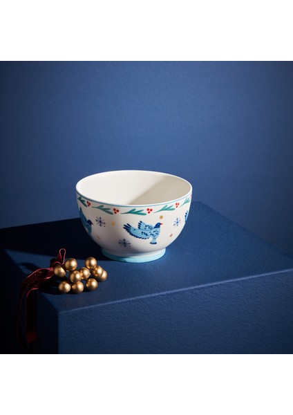 Infancy Bird New Year Yılbaşı New Bone Kase 14 cm