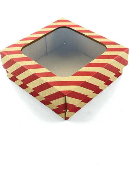 15X15X6 Hediyelik Kutu Kraft Kutu Karton Kutu Yılbaşı Kutusu Pasta Kutusu Kargo Kutusu (10 Adet)