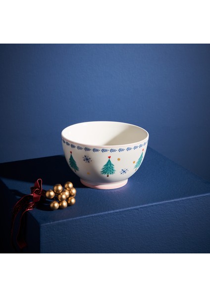 Infancy Pine New Year Yılbaşı New Bone Kase 14 cm