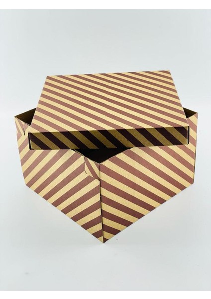 23X23X15 Hediyelik Kutu Kraft Kutu Karton Kutu Yılbaşı Kutusu Pasta Kutusu Balon Kutusu (10 Adet) fiyatları